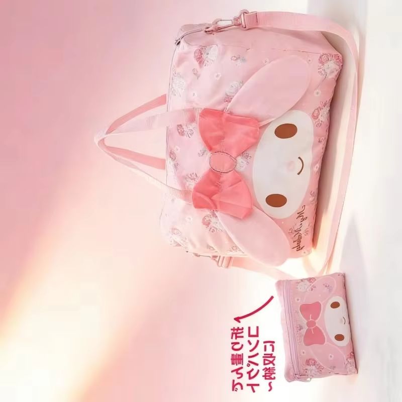 Weekender Bag Duffle - Sanrio Hellokitty My Melody Pink Waterproof
