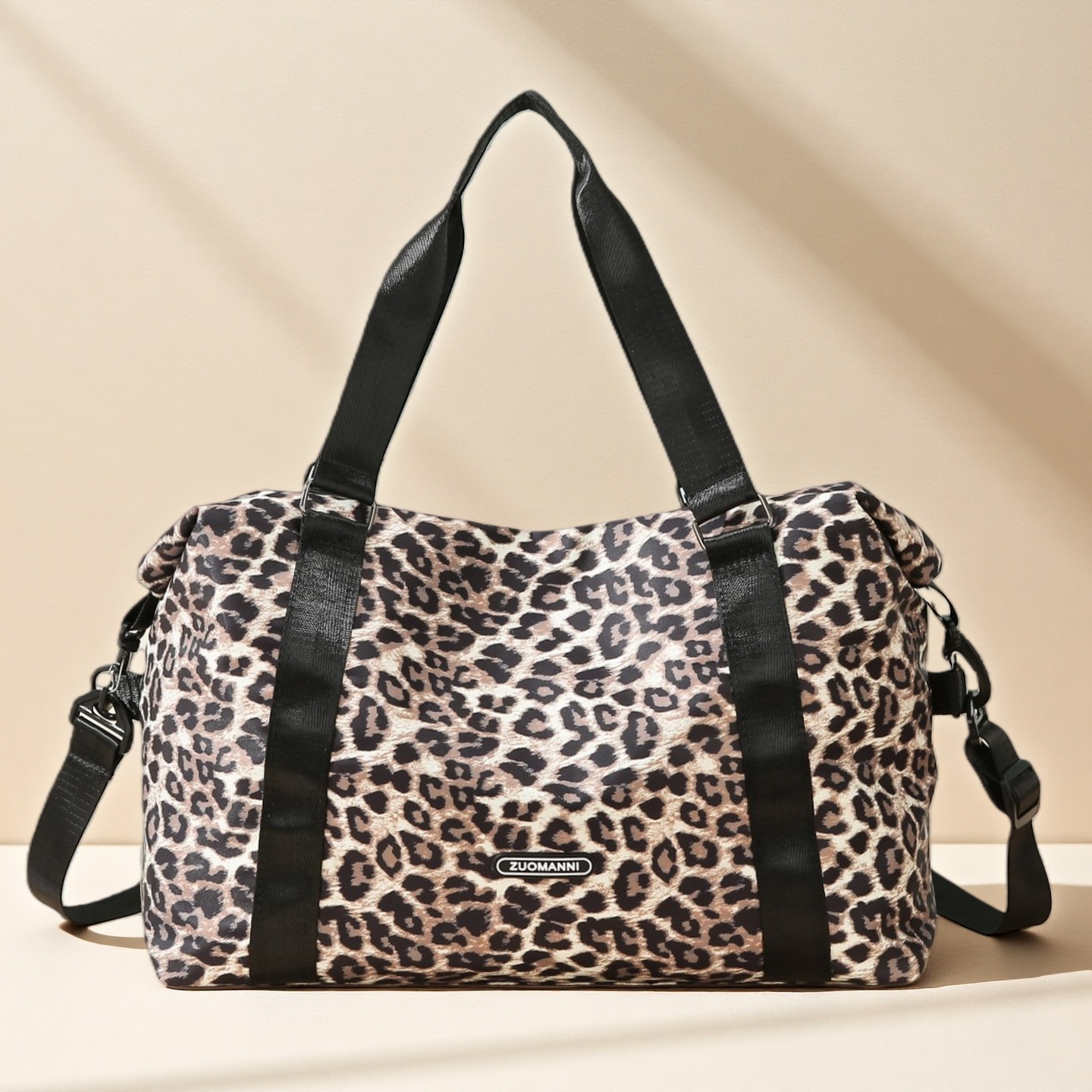 Weekender Bag Duffle - Leopard Printing Travel Duffels Bag Large