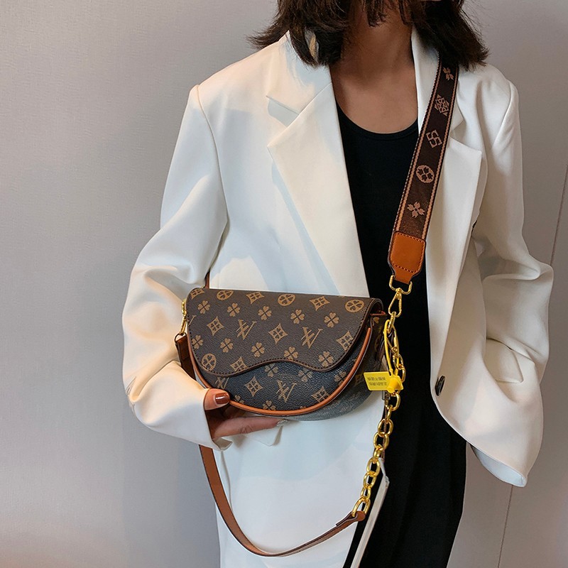 Luxury Bags Tory Burch - New trendy and foreign versatile semi-round
