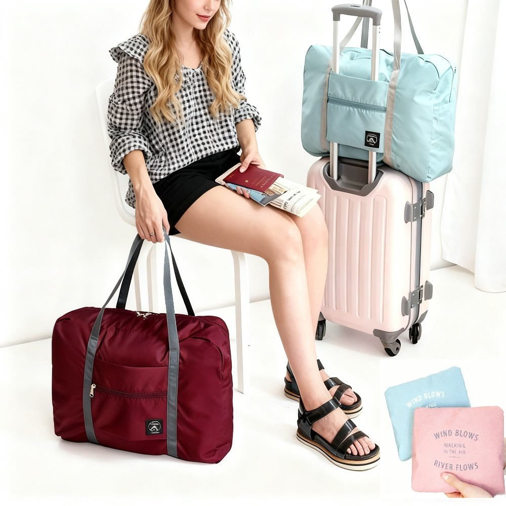 Weekender Bag Duffle - Foldable Travel Duffel Bag for Airlines