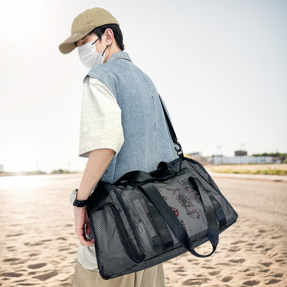 Mesh Travel Duffle Bag Overnig - Weekender Bag Duffle ulasan dan harga