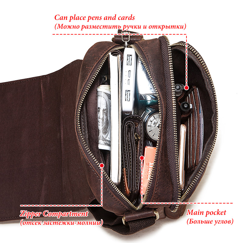 Vintage Crazy Horse Leather Me - Luxury Bags For Travel ulasan dan harga