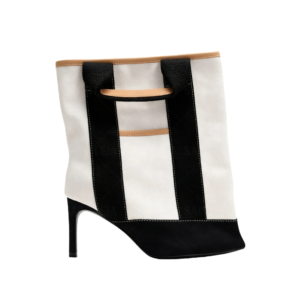 New Women's Color Block Tote B - Canvas Tote Designer ulasan dan harga