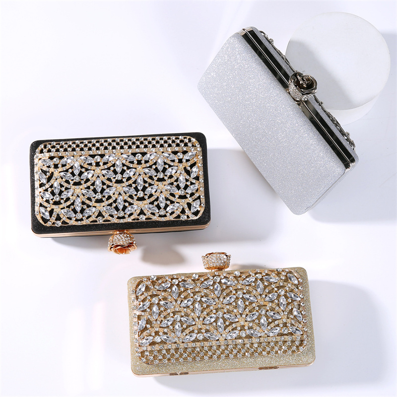Luxury Diamond Metal Frame Eve - Luxury Bags Dubai ulasan dan harga
