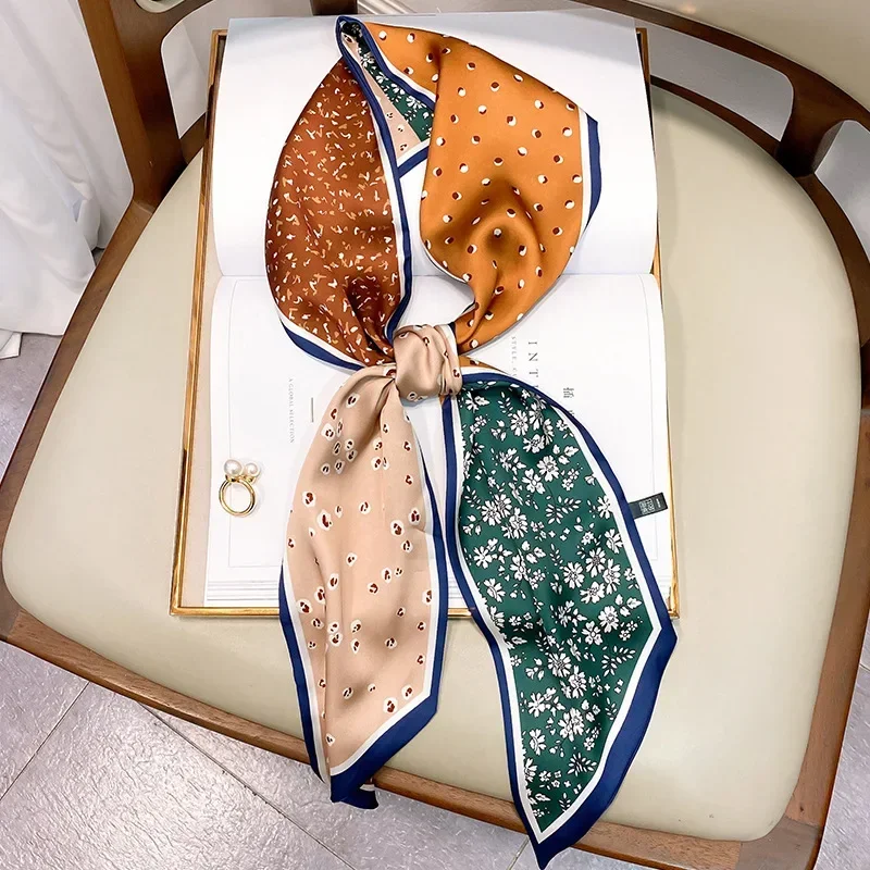 Design Print Skinny Scarf Plai - Luxury Bags For Women Brands ulasan dan harga