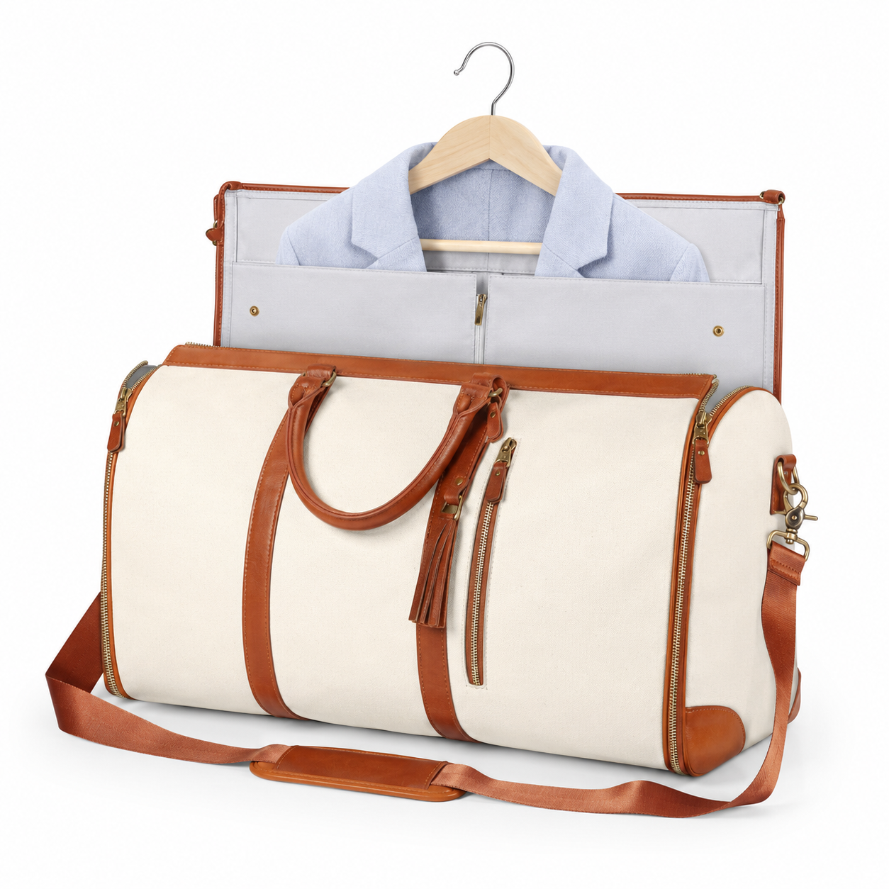 2 in 1 Convertible Garment Duf - Weekender Bag Duffle ulasan dan harga