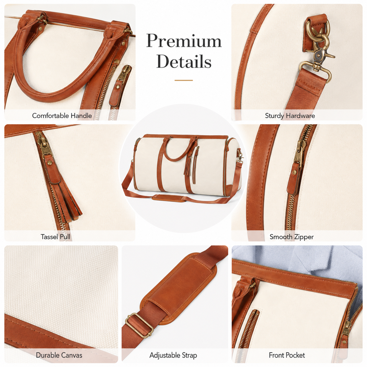 2 in 1 Convertible Garment Duf - Weekender Bag Duffle ulasan dan harga