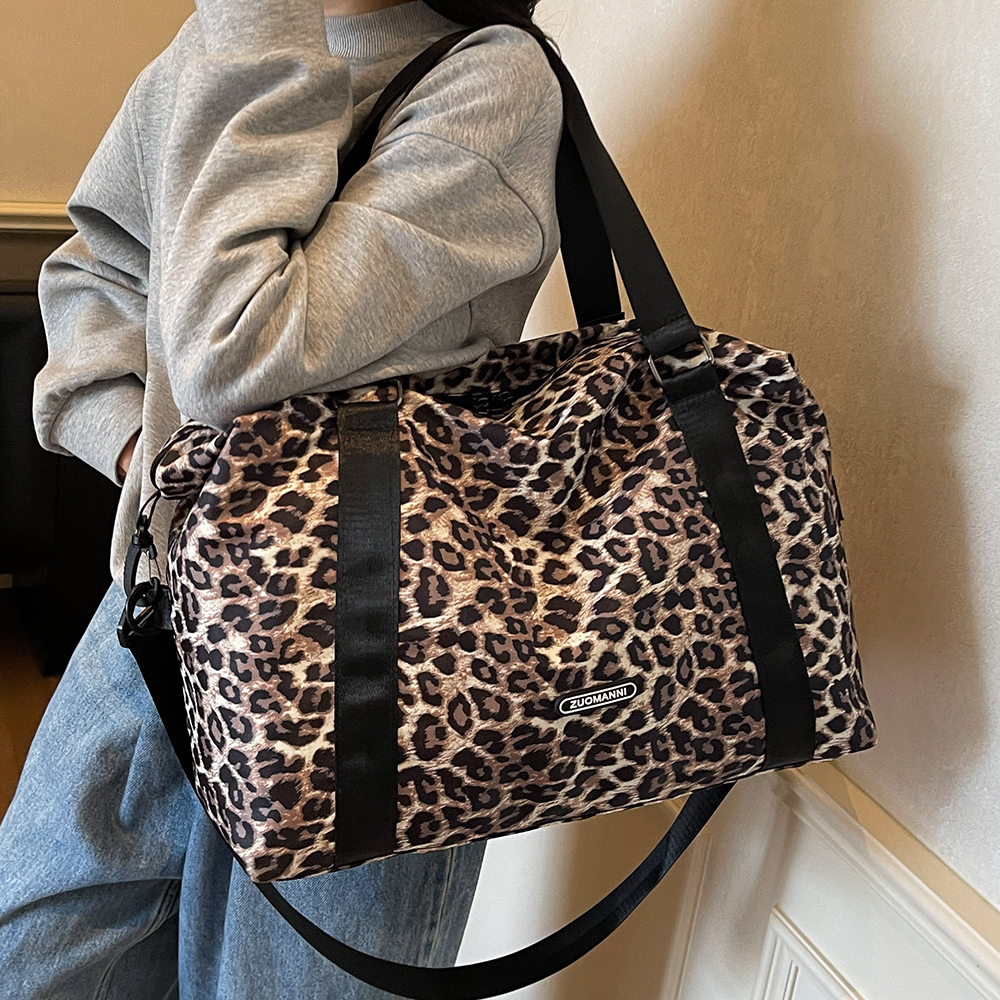 Leopard Printing Travel Duffel - Weekender Bag Duffle ulasan dan harga