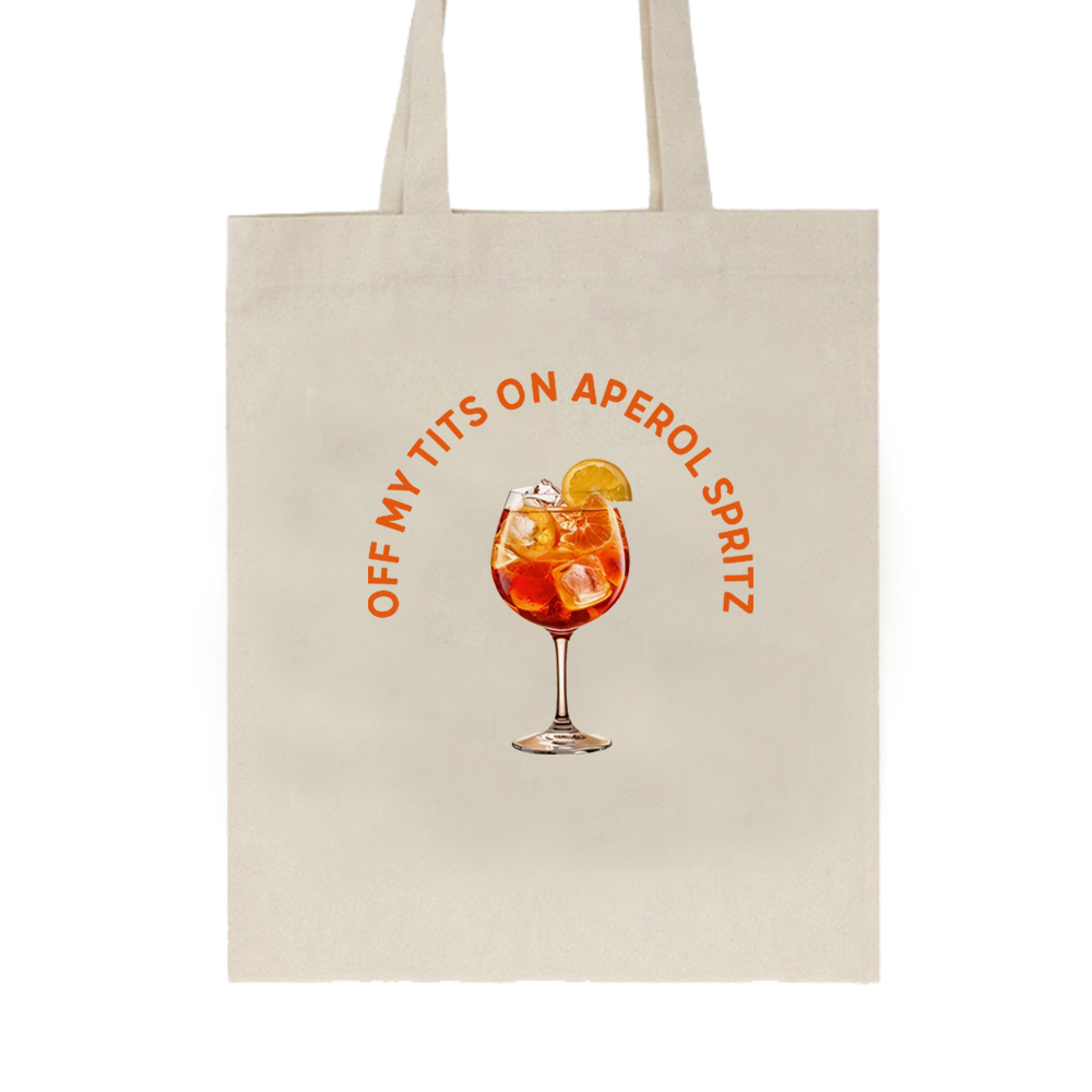 Off My Tits on Aperol Spritz W - Canvas Tote Designer ulasan dan harga