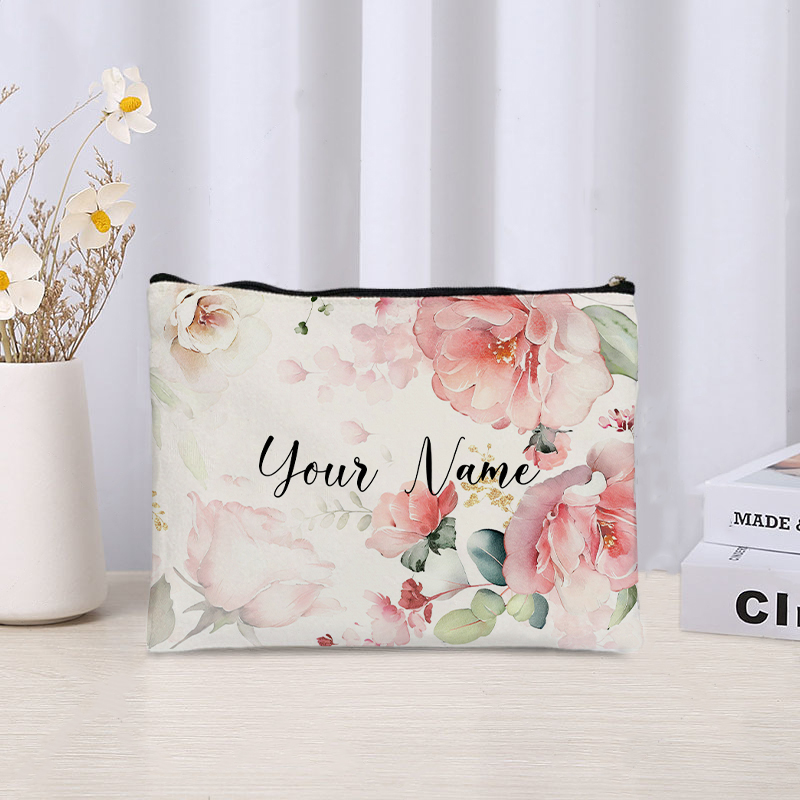Custom Name Florals Travel Mak - Luxury Ziploc Bags ulasan dan harga