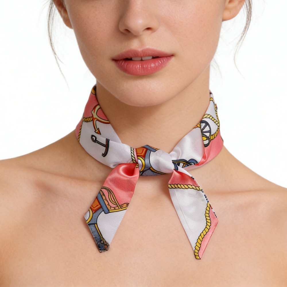 Luxury Skinny Silk Scarf for L - Luxury Bags For Travel ulasan dan harga
