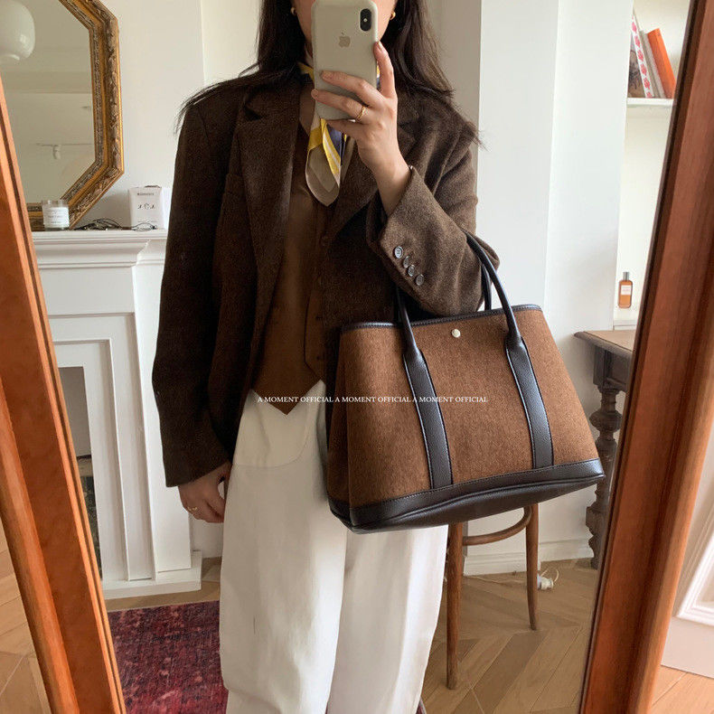 JIAERDI Retro Weave Tote Bag W - Luxury Bags For Travel ulasan dan harga