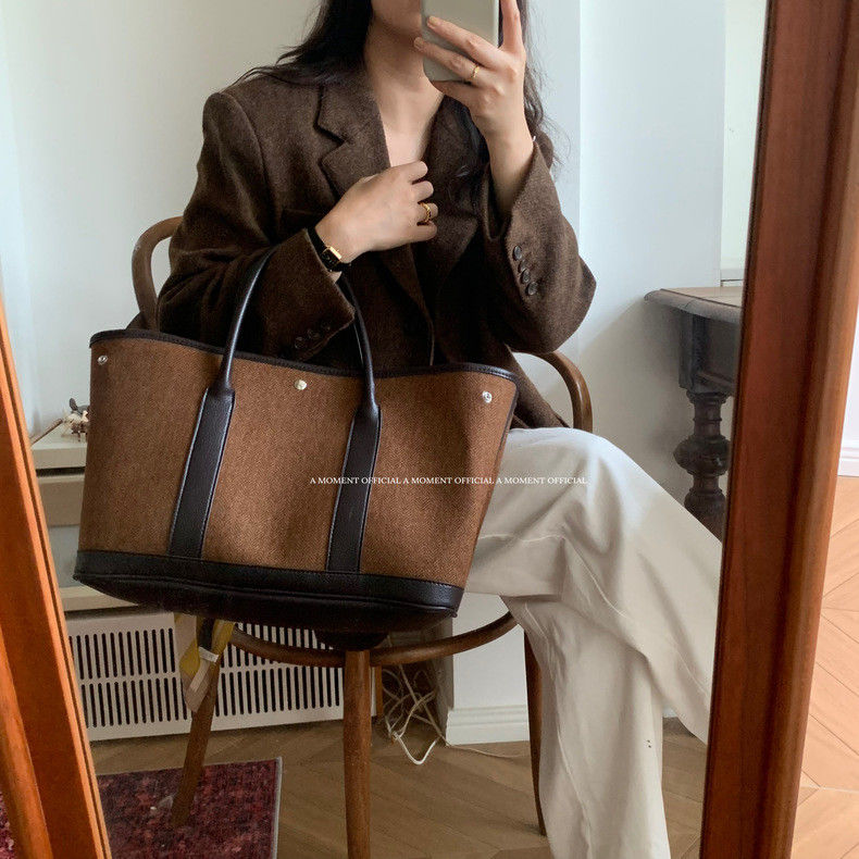 JIAERDI Retro Weave Tote Bag W - Luxury Bags For Travel ulasan dan harga
