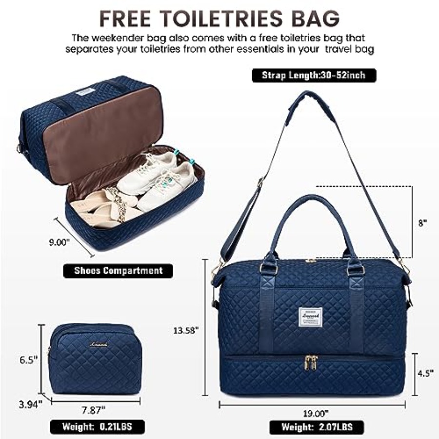 LOVEVOOK Travel Duffle Bag, We - Weekender Bag Duffle ulasan dan harga
