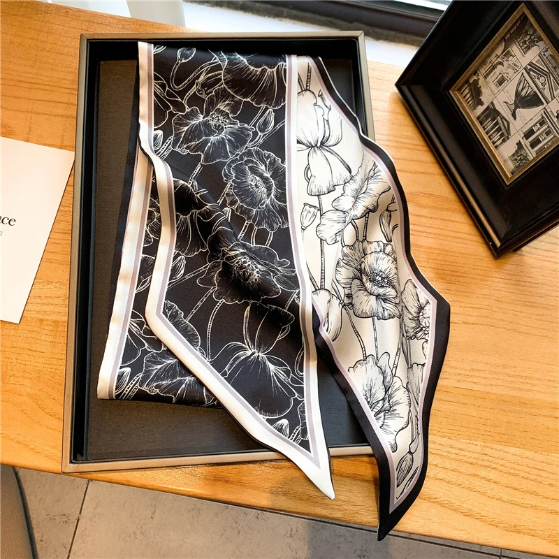 Luxury Long Silk Scarf Female  - Luxury Bags For Travel ulasan dan harga