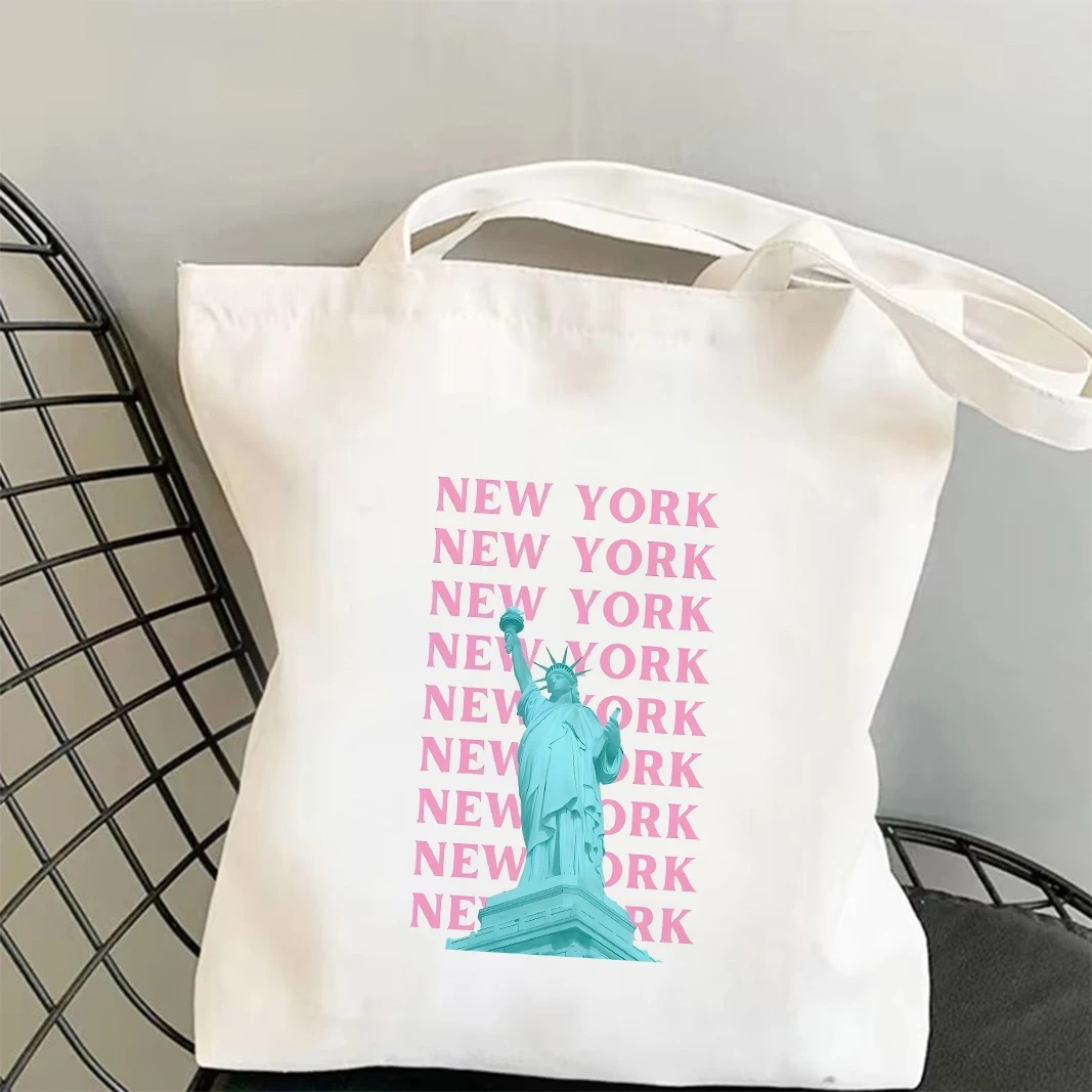 Chicago London Eiffel Tower Gr - Canvas Tote Designer ulasan dan harga