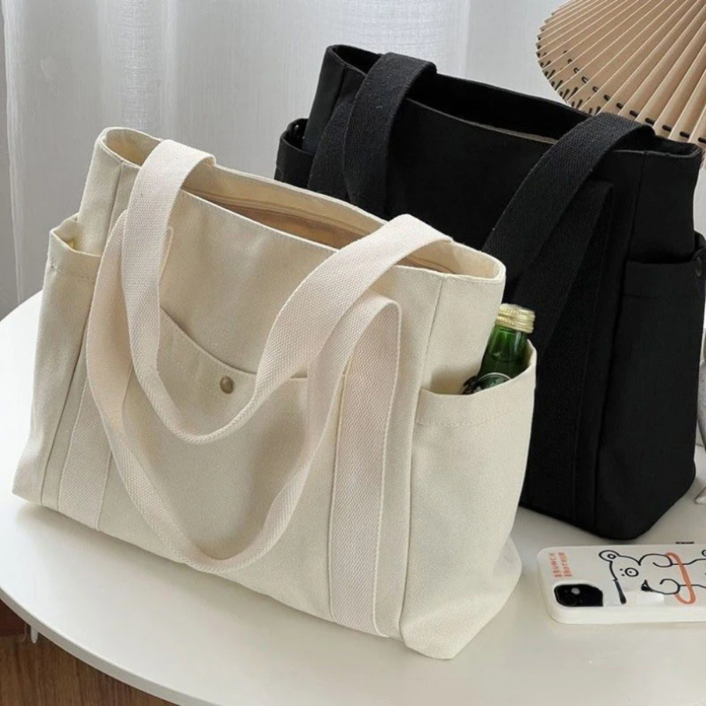 Large Capacity Canvas Tote Bag - Canvas Tote Designer ulasan dan harga
