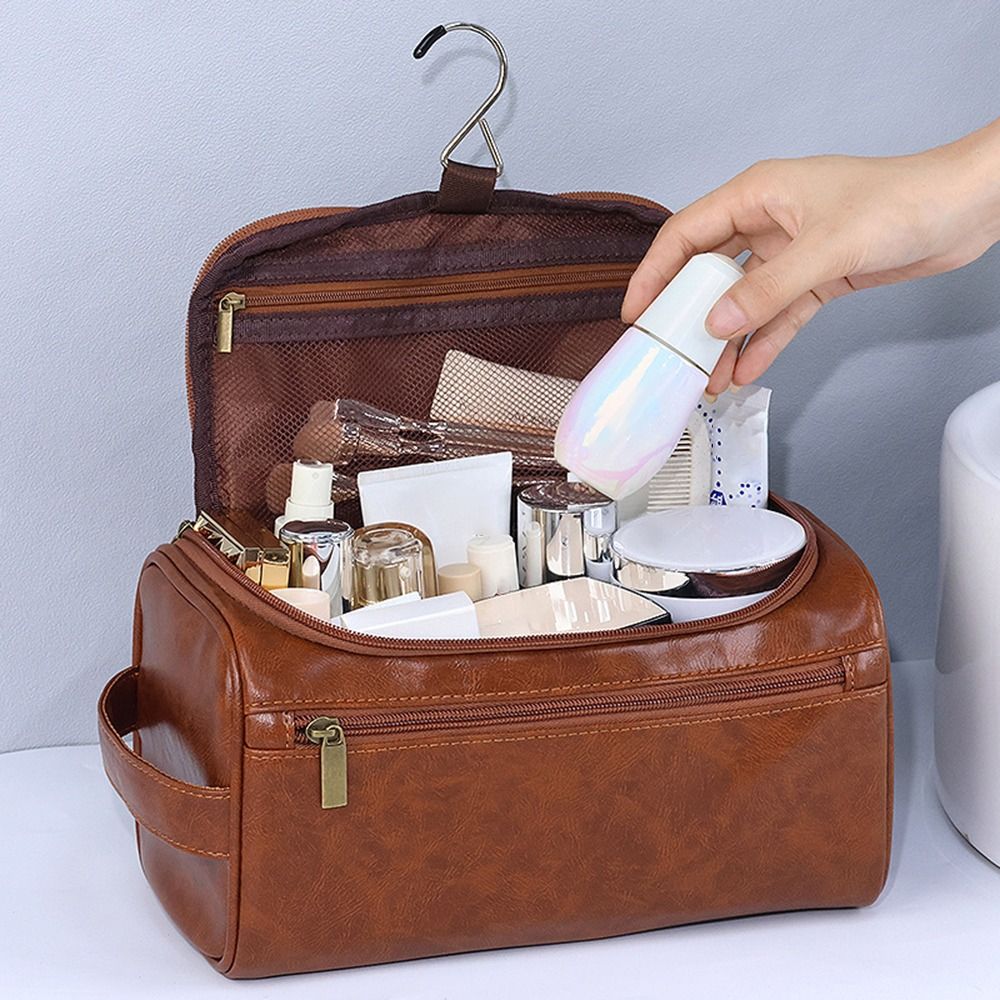 Multifunctional PU Leather Men - Luxury Ziploc Bags ulasan dan harga