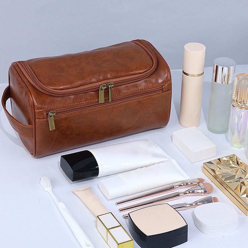 Multifunctional PU Leather Men - Luxury Ziploc Bags ulasan dan harga