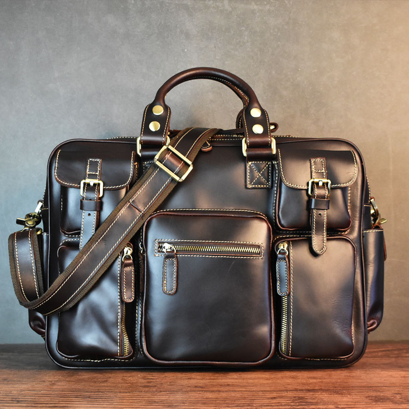 Vintage Men's Black Shoulder B - Luxury Bags For Travel ulasan dan harga