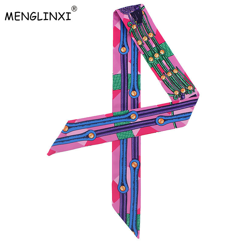 New Chain Print Small Silk Sca - Luxury Bags For Women Brands ulasan dan harga