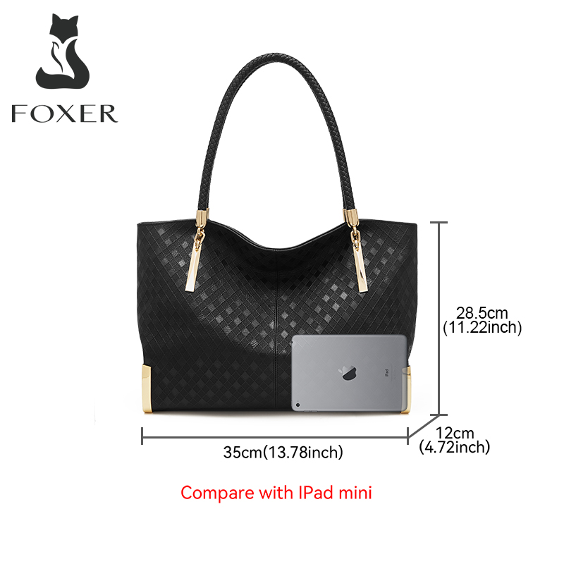 FOXER Genuine Leather Lady's H - Luxury Bags Best ulasan dan harga