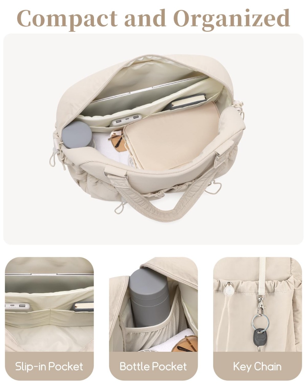 Kabaqoo 15.6 Inch Laptop Gym B - Weekender Bag Duffle ulasan dan harga