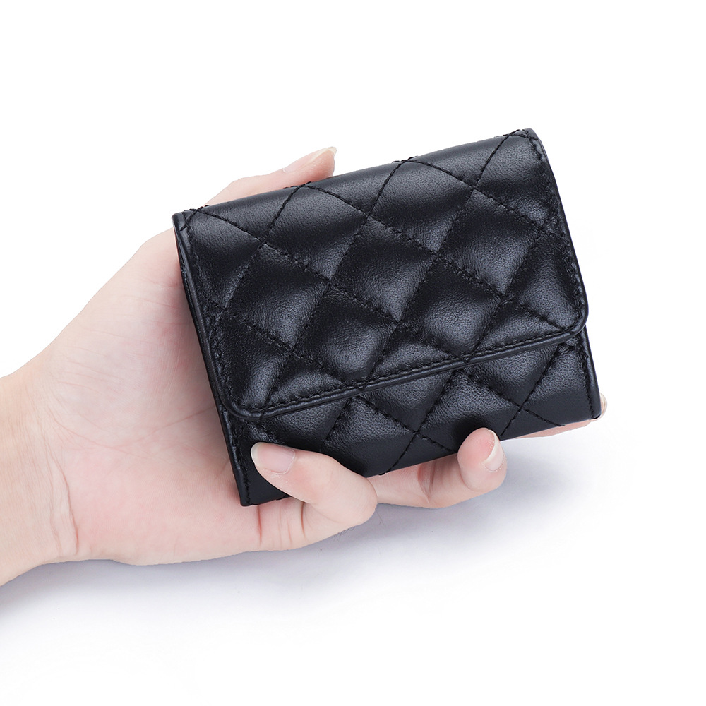 Sheepskin Quilted Card Holder  - Luxury Bags Brand Names ulasan dan harga