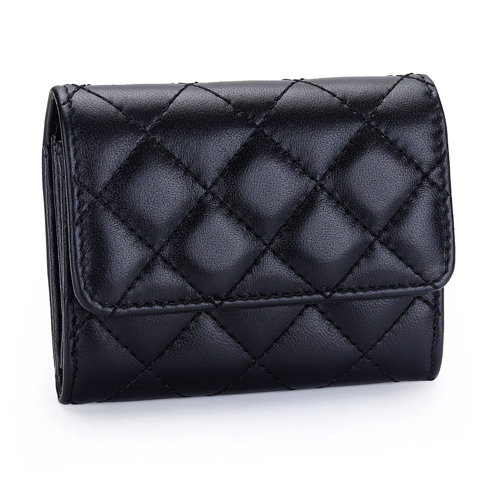 Sheepskin Quilted Card Holder  - Luxury Bags Brand Names ulasan dan harga