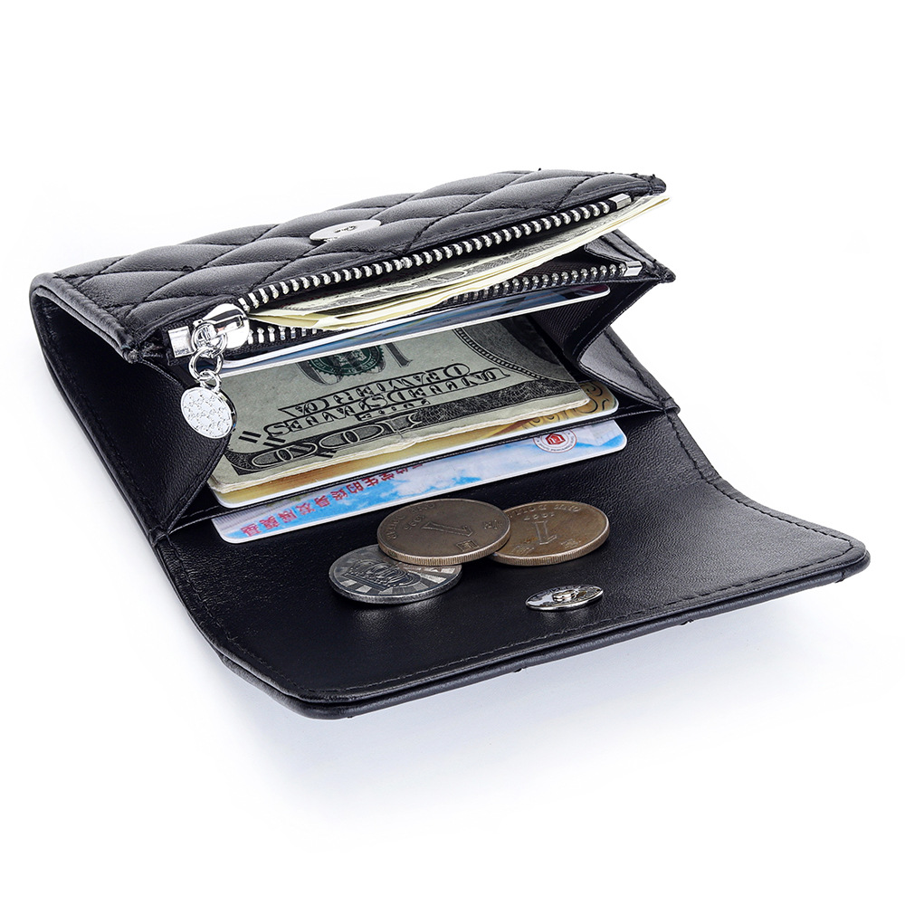Sheepskin Quilted Card Holder  - Luxury Bags Brand Names ulasan dan harga