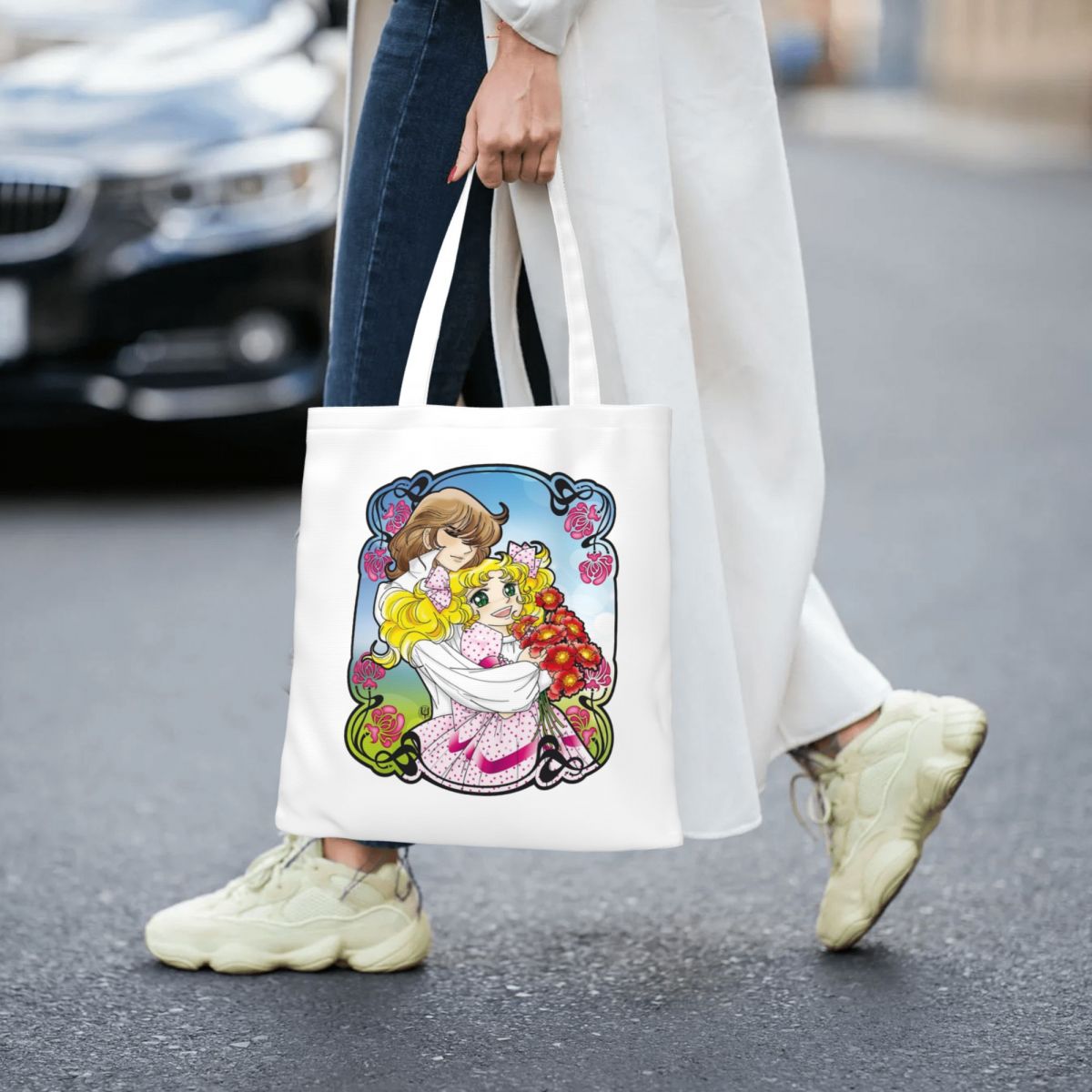 Candy Candy Anime & Terence Ca - Canvas Tote Designer ulasan dan harga