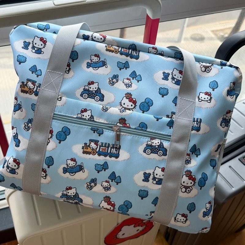 Hello Kitty Cartoon Travel Duf - Weekender Bag Duffle ulasan dan harga